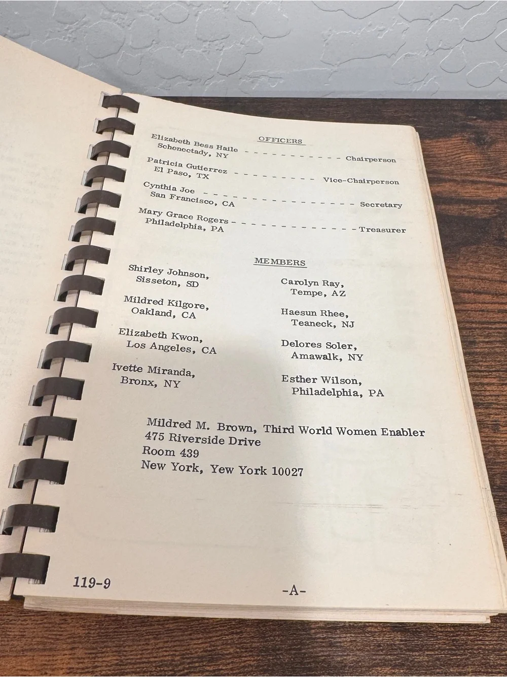 Vtg United Presbyterian Church Cooking Third World Women Cookbook New York NY